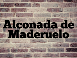 Alconada de Maderuelo
