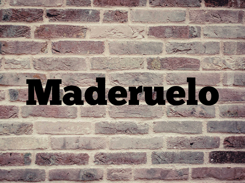 Maderuelo