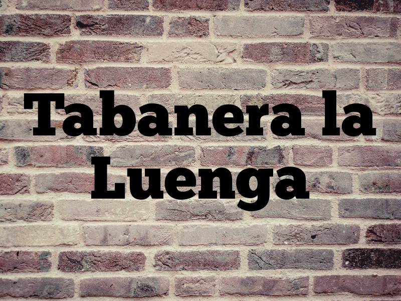 Tabanera la Luenga