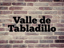 Valle de Tabladillo
